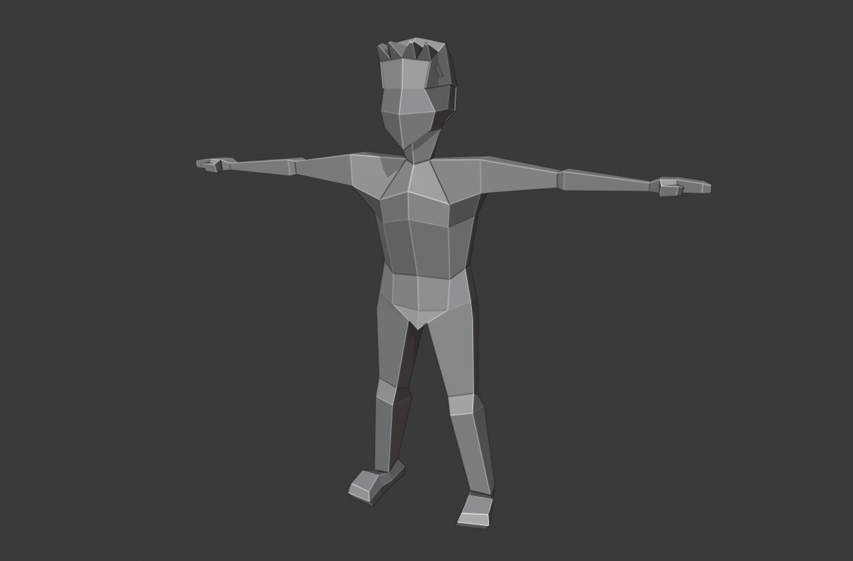 Modelado de personaje “Low Poly”