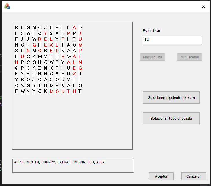 Sopa de letras